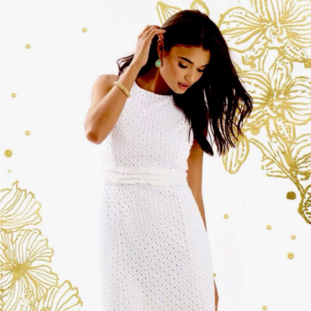 Lilly Pulitzer Arden Shift White Size M Brand NewNever Worn